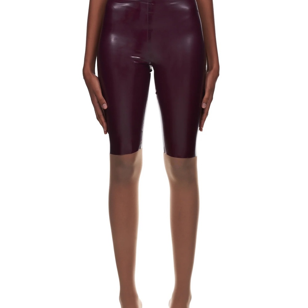 Alessandro Vigilante latex shorts